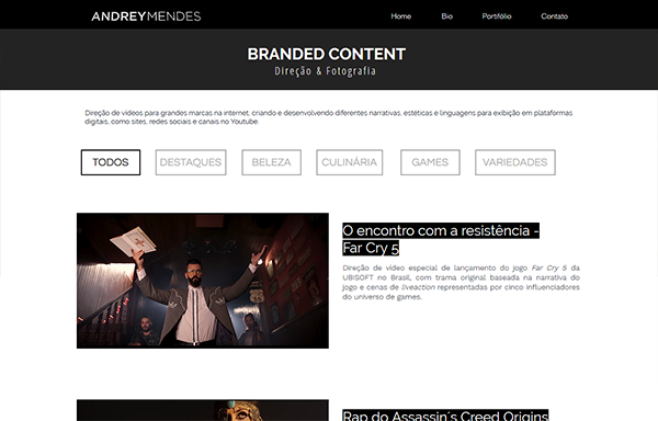 Andrey Mendes Filmes